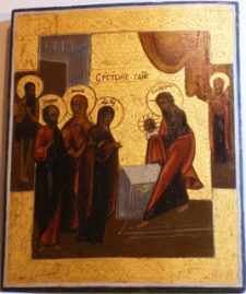 0614 Presentation of Christ; 19th cent.; 37.8x29.5
x2.5;      £1150