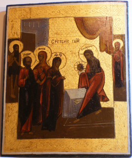 0614 Presentation of Christ; 19th cent.; 37.8x29.5
x2.5;      £1150
