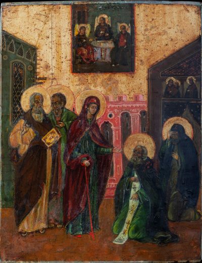 0501 Appearance of The Virgin to St Sergius